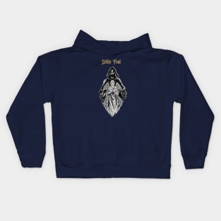 Devil Angel Little Feat Kids Hoodie